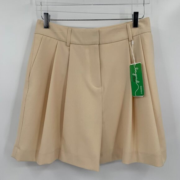 Samsoe Samsoe Fally Shorts Soft Pink pleated business suit wide leg new Medium - Picture 2 of 4